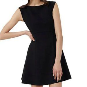 NWT Zara Black Boat Neck Mini Dress Size Large
